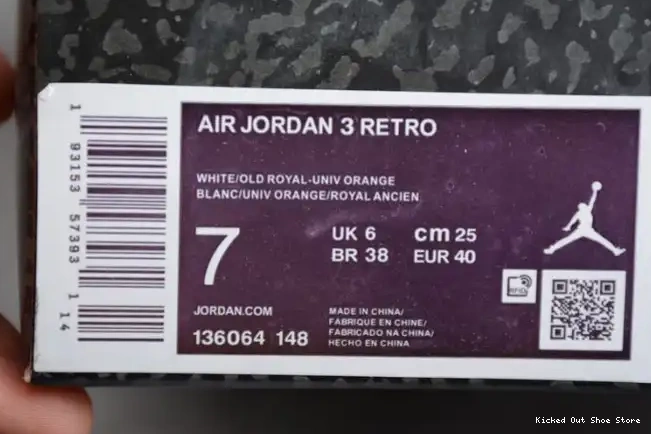 Kicked Out Shoe Store 3 Rivals' Air Jordan 'Knicks Retro 136064-148 0611